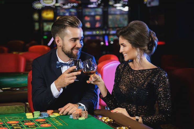 Roulette wheel displayed in high definition